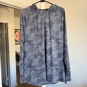 Rhone Gray Camo Hoodie Large
